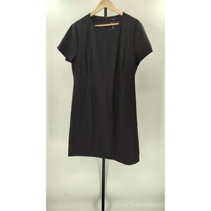 Quince Black Short Sleeve Dress